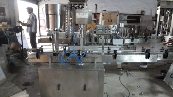 Linear Pneumatic Capping Machine