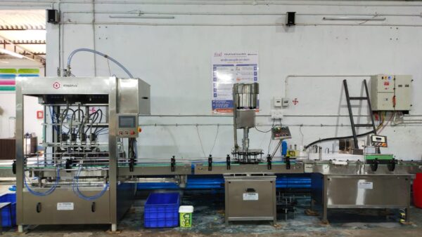 Filsilpek Oil Filling Capping and Labelling Machine