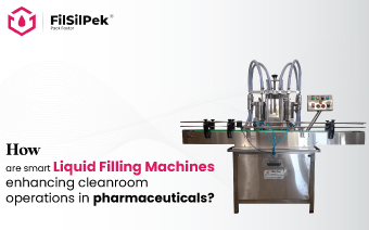 How are smart liquid filling machines enhancing cleanroom operations in pharmaceuticals?