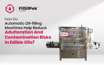 How do automatic oil-filling machines help reduce adulteration and contamination risks in edible oils?
