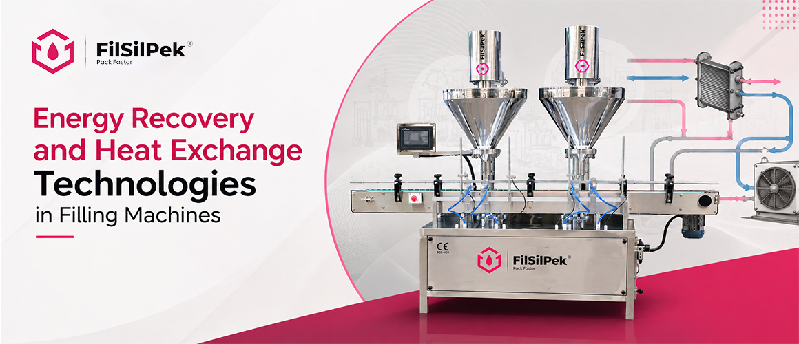 Energy recovery and heat exchange technologies in filling machines