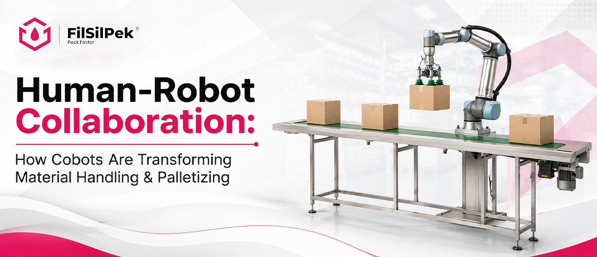 Human-Robot-Collaboration-How-Cobots-Are-Transforming-Material-Handling-&-Palletizing Cobots in material handling and palletizing operations