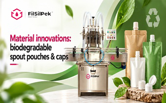 Home 42 Material innovations: biodegradable spout pouches & caps